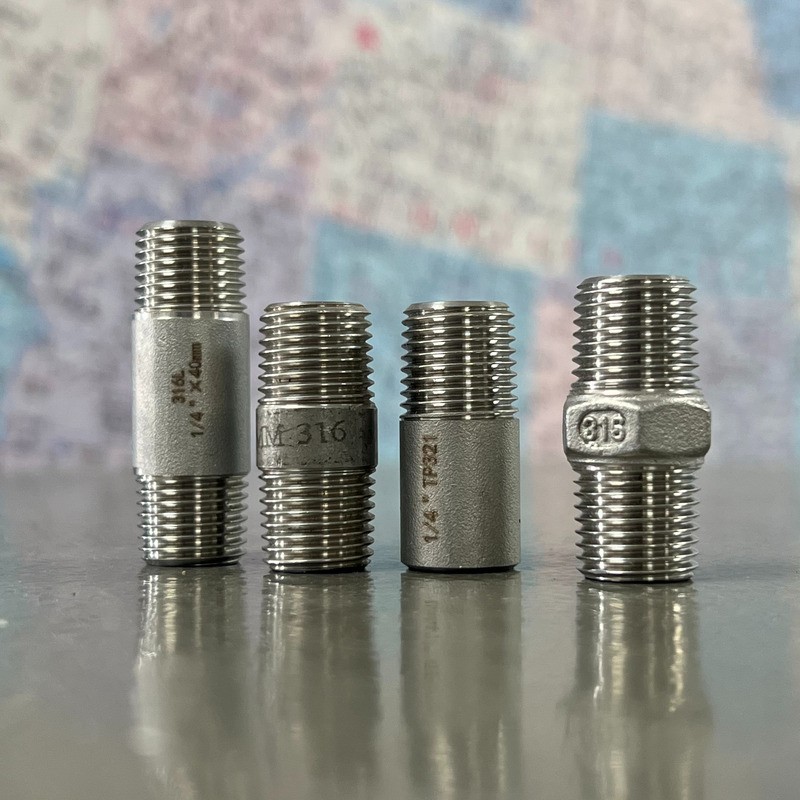 China 316/316L Stainless Steel 1/4 Nipple Supplier
