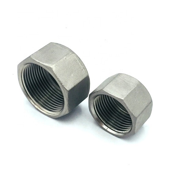 316 stainless steel threaded pipe cap