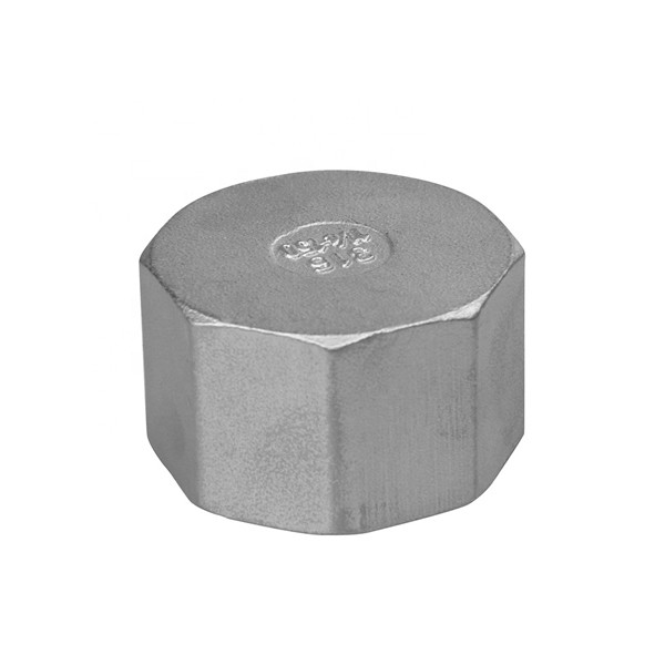 316 stainless steel threaded pipe cap