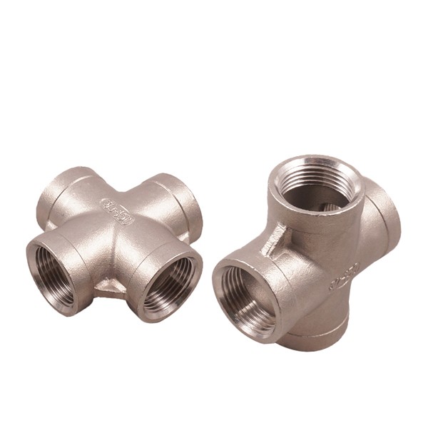 316 Stainless Steel Threaded Pipe Cross