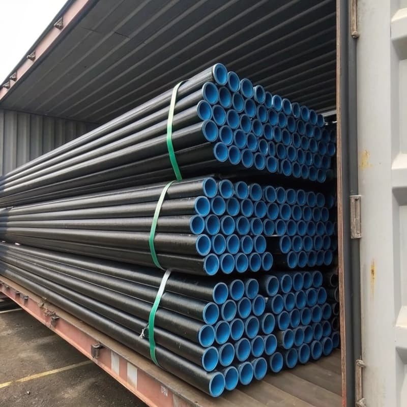 Black Carbon Steel ASTM A106 Seamless Pipe