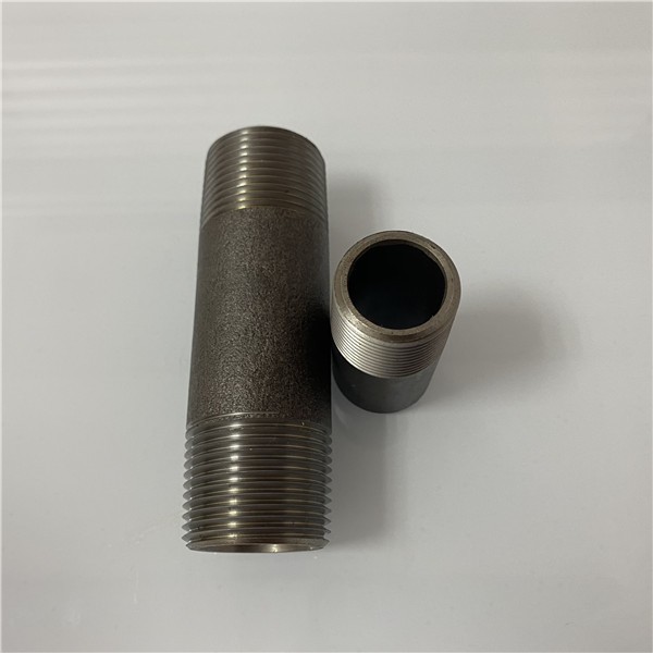 black seamless steel pipe nipples