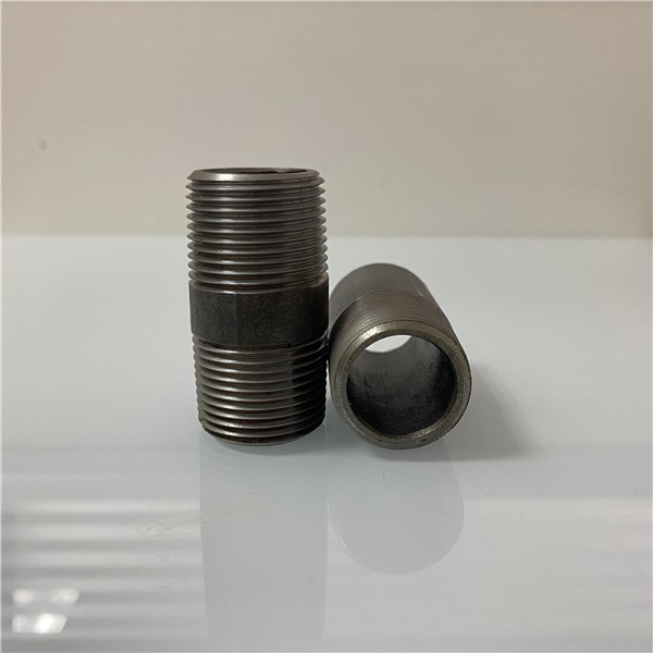 black seamless steel pipe nipples