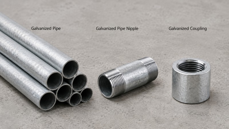galvanized steel pipe and fittings