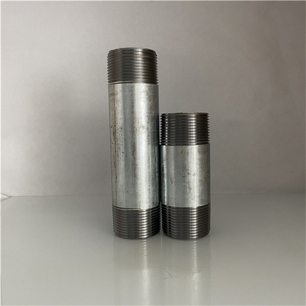 galvanized steel thread nipple