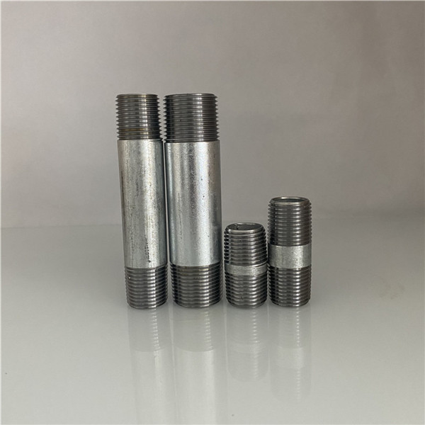 galvanized welded steel pipe nipples