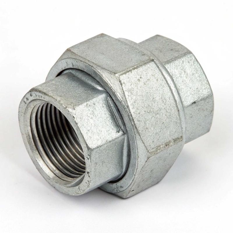 galvanized union