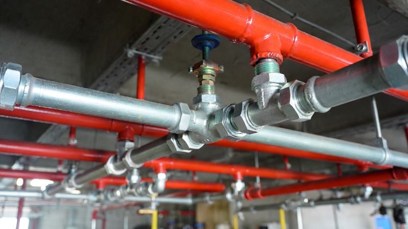 pipe coupling in fire system