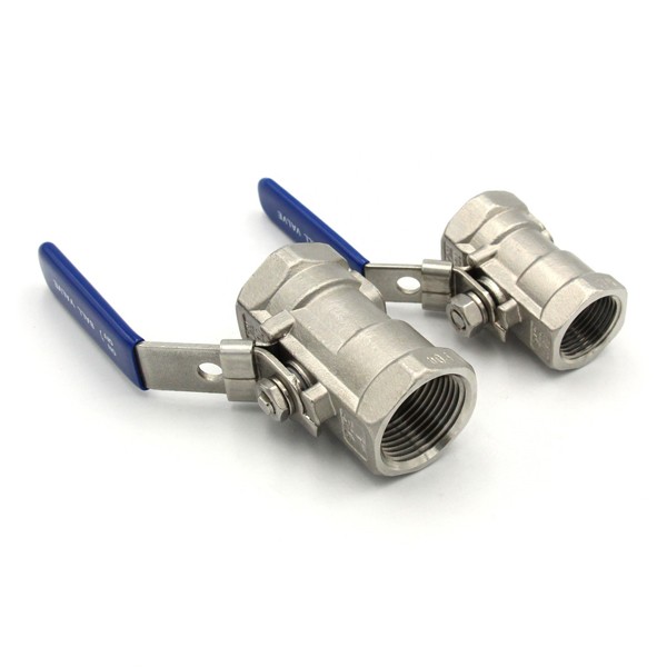 1 Piece 316 Stainless Steel Ball Valve