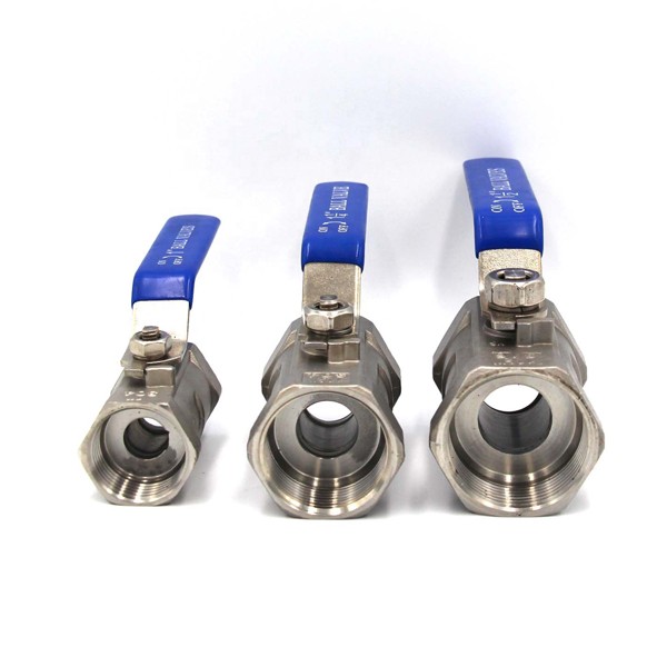 1 Piece 316 Stainless Steel Ball Valve