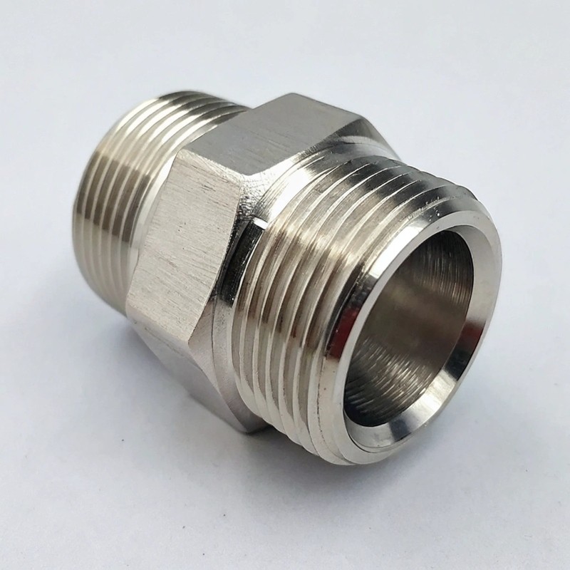 stainless steel hex nipple