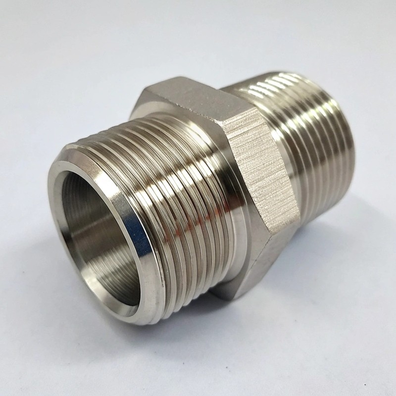 stainless steel hex nipple