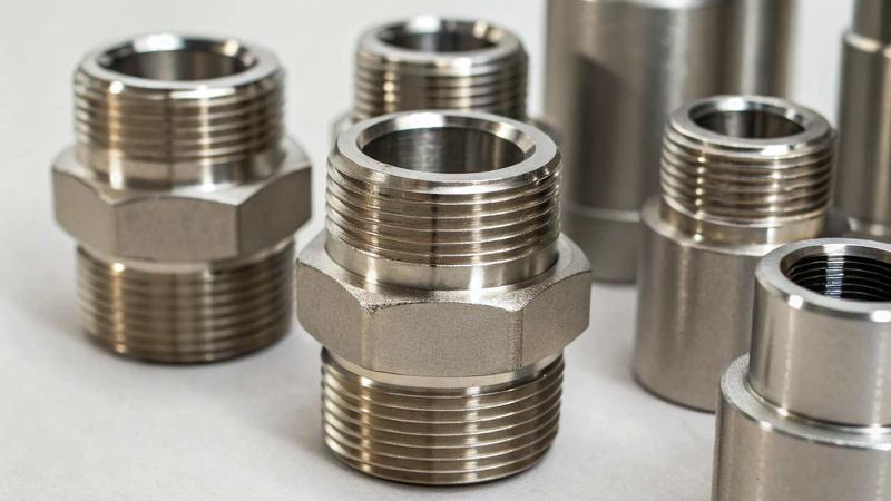 stainless steel hex nipple