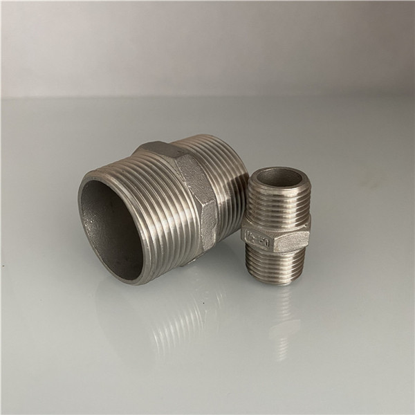 stainless steel hex nipple