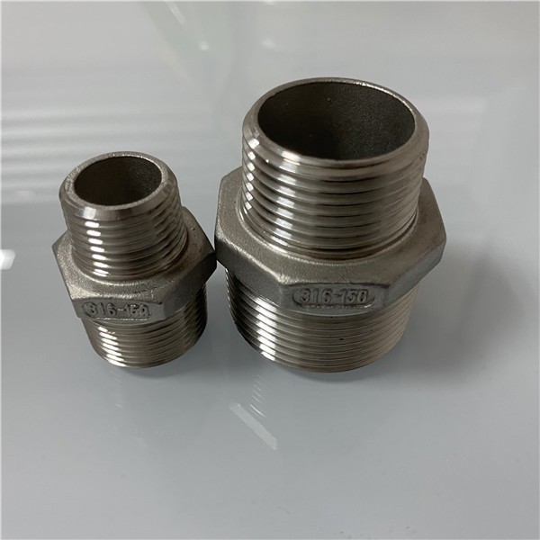Stainless Steel Reducing Hex Nipple