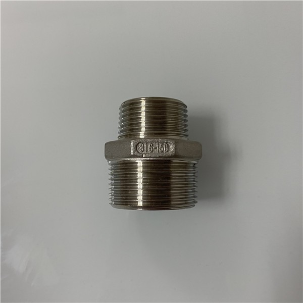 stainless steel reducing hex nipple