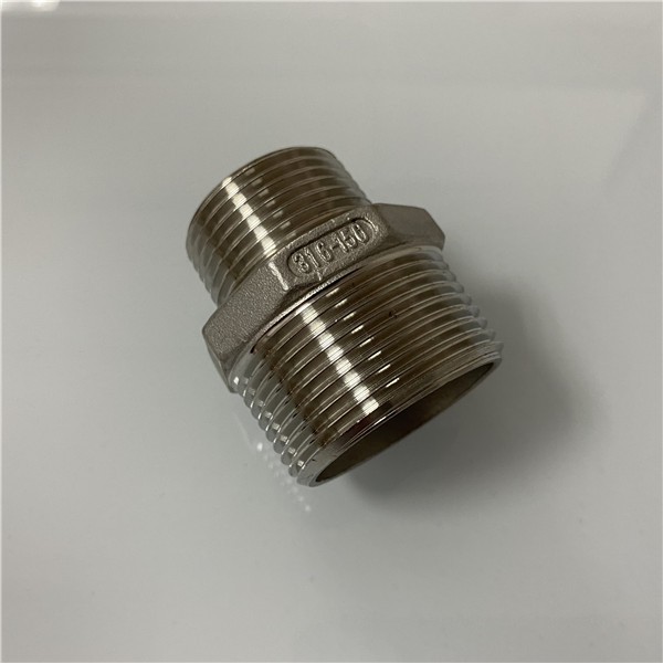 stainless steel reducing hex nipple