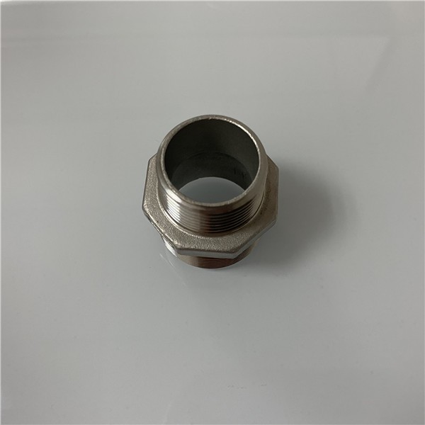 stainless steel reducing hex nipple