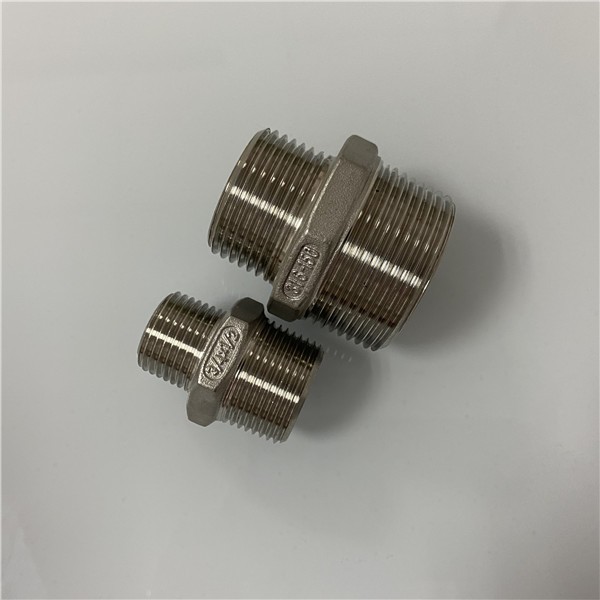 Stainless Steel Reducing Hex Nipple