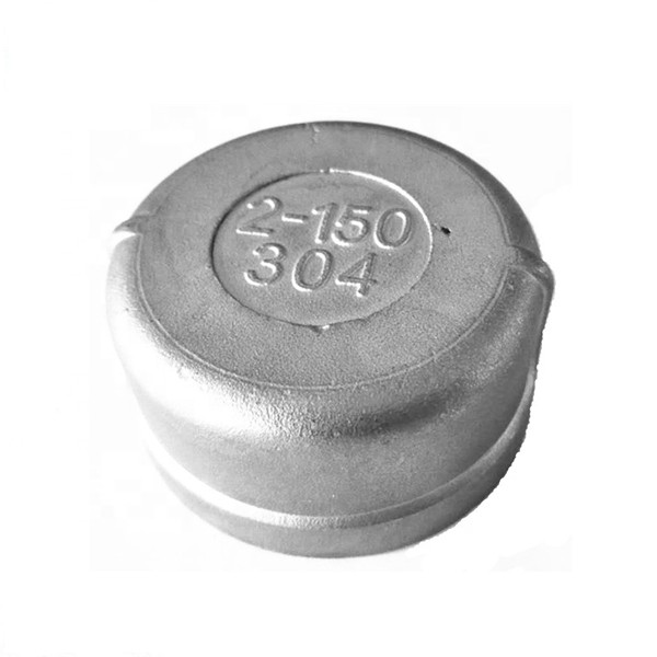 stainless steel threaded caps