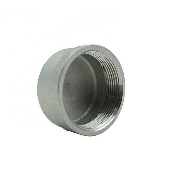 Stainless Steel Threaded Round Pipe Cap