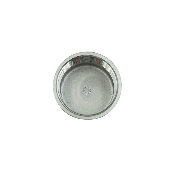 Stainless Steel Threaded Round Pipe Cap