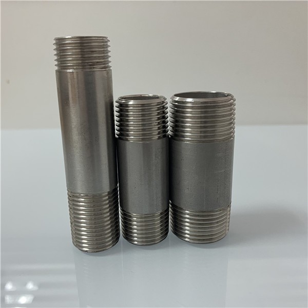 3/8" stainless steel pipe nipple