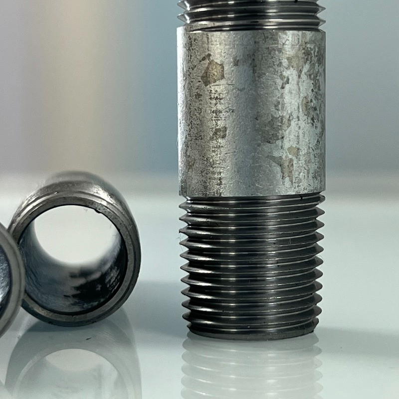 zinc plated pipe nipple