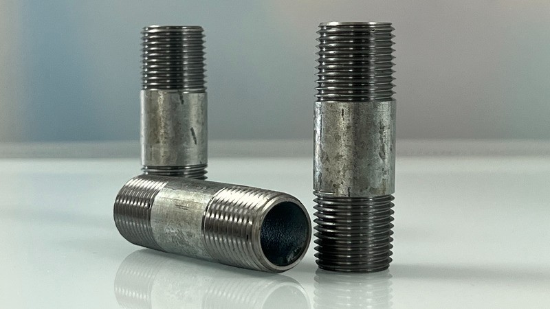 zinc plated pipe nipple