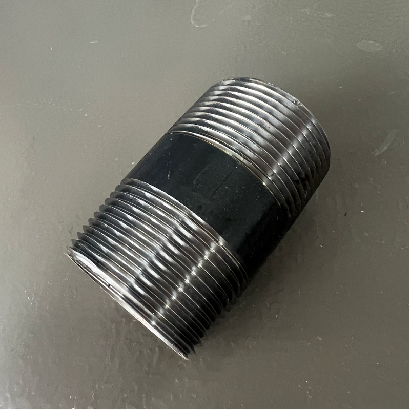 1 1/2" Black Pipe Nipple - Male Threaded Pipe Fitting
