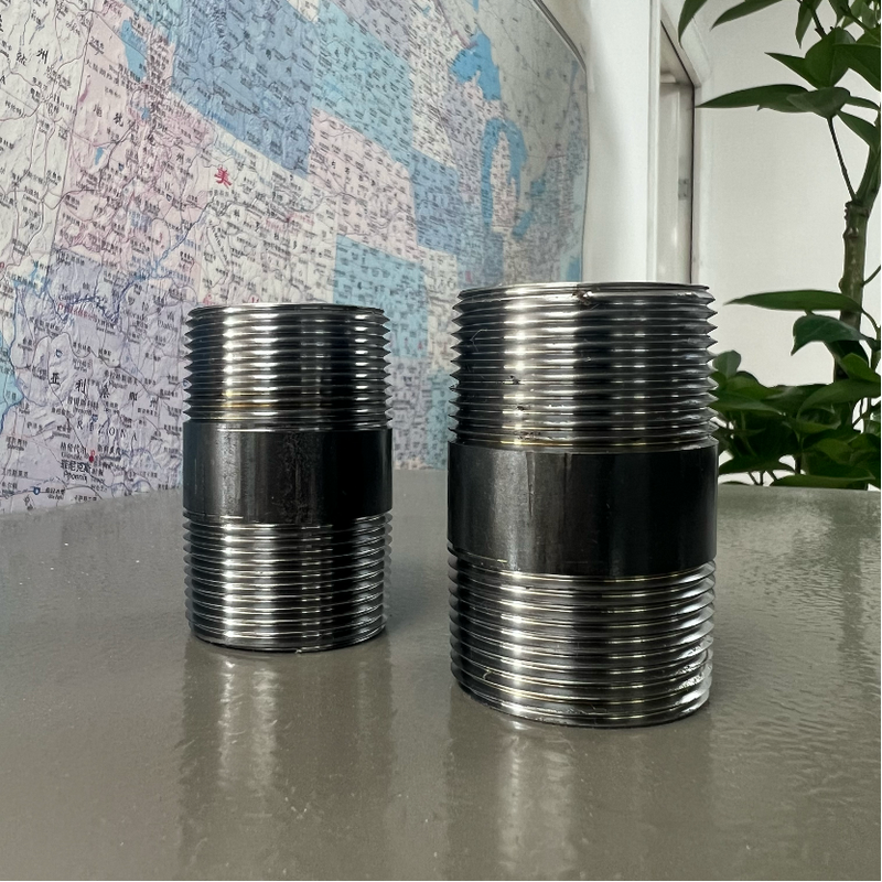 1 1/2" Black Pipe Nipple - Male Threaded Pipe Fitting - Image 5