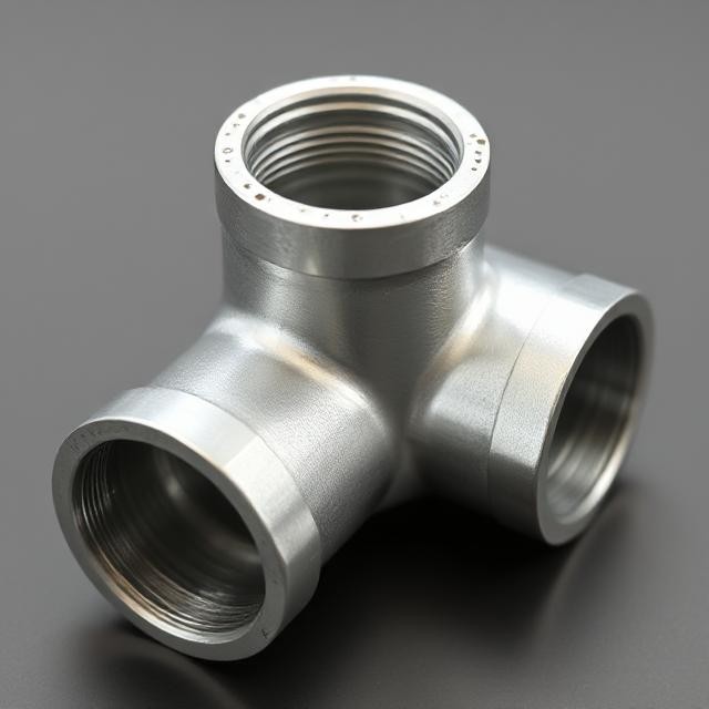 Premium Malleable Galvanized 3 Way Elbow - Image 3