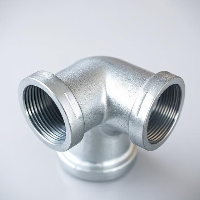 Premium Malleable Galvanized 3 Way Elbow - Image 2