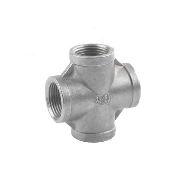 316 Stainless Steel Threaded Pipe Cross - Image 2