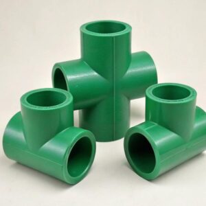 PPR cross pipe fitting - Durable Pipe Cross Connector for Plumbing