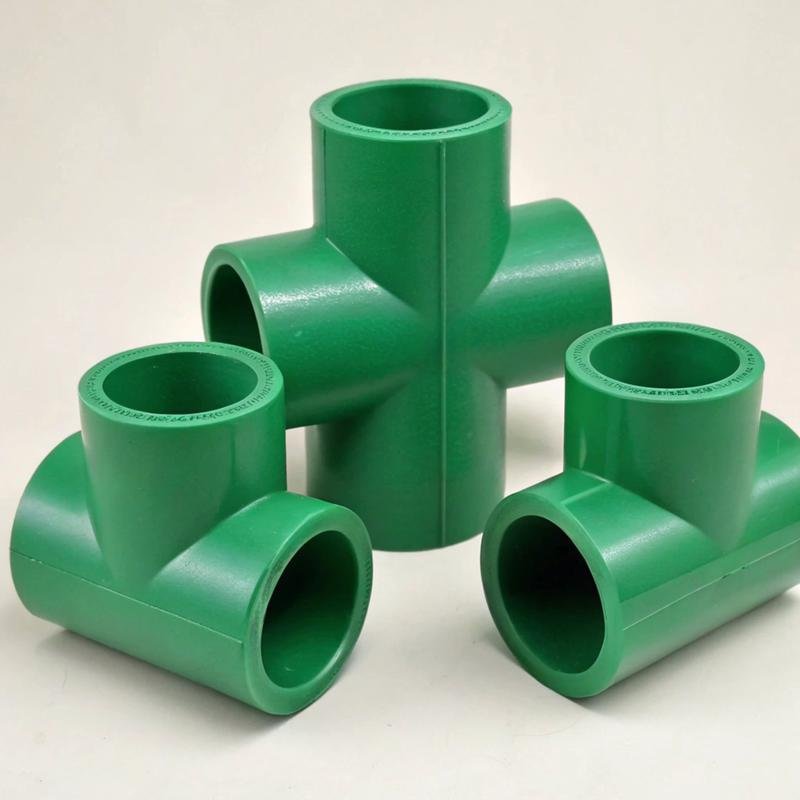 PPR cross pipe fitting - Durable Pipe Cross Connector for Plumbing