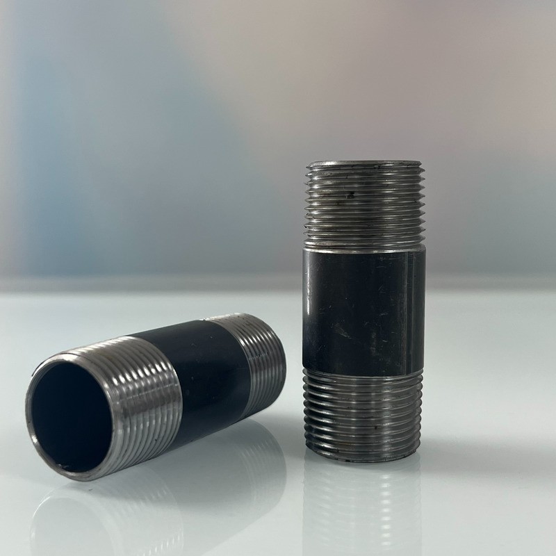 DIN 2982 Black Carbon Steel Seamless Pipe Nipple - Image 3