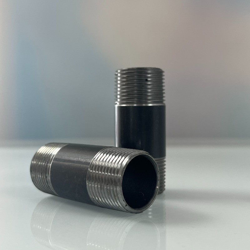 DIN 2982 Black Carbon Steel Seamless Pipe Nipple - Image 4
