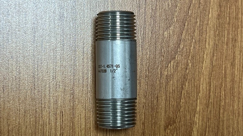 4571-QS Stainless Steel Nipple DIN 2999 Thread - Image 5