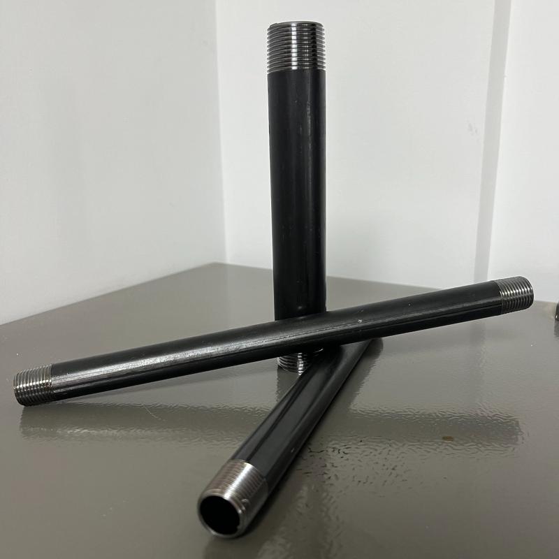 Long nipples, Black steel nipple, Pipe nipple, Pipe connector - Image 4
