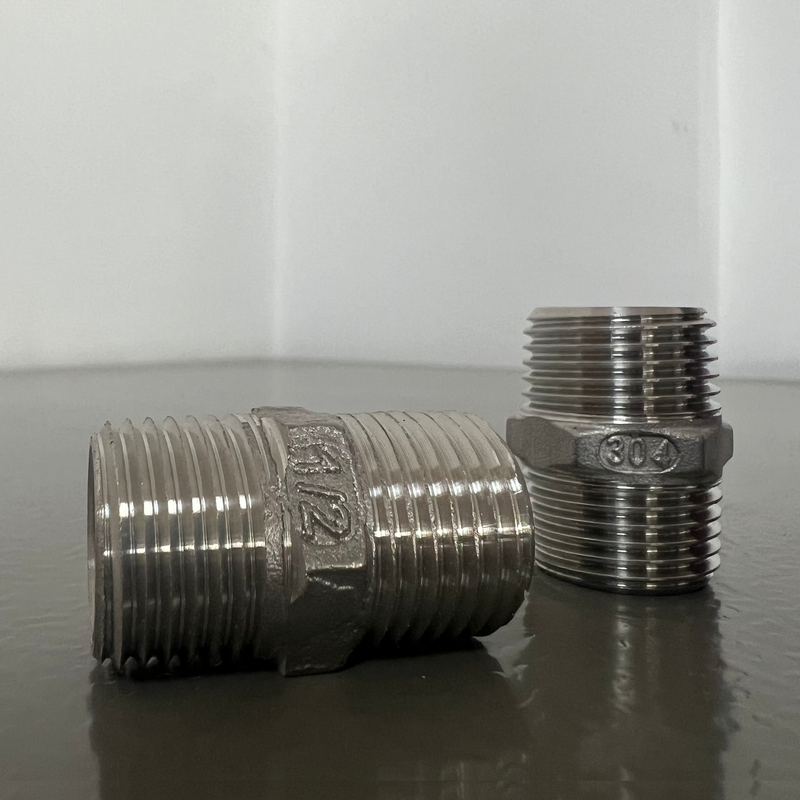 1/2 inch stainless steel nipple, sch 150 hex nipple - Image 7