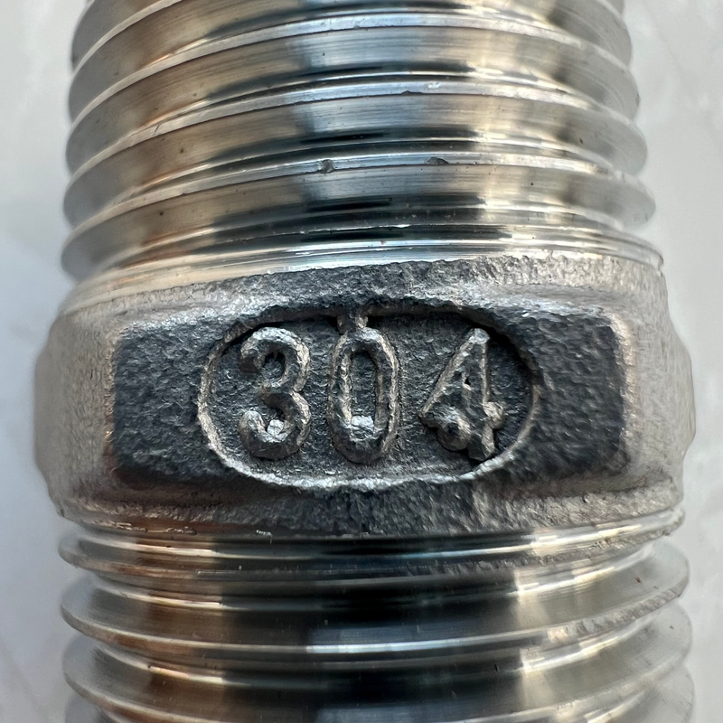 1/2 inch stainless steel nipple, sch 150 hex nipple - Image 5