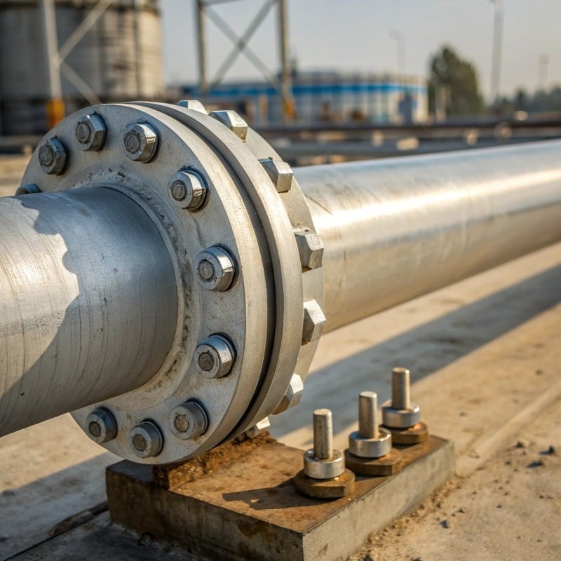 Stainless Steel Flanged Pipe for Industrial Supply - Image 3