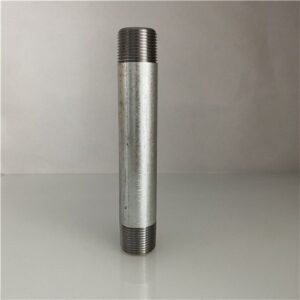 TBE threaded pipe, tbe pipe, galvanized nipple, galvanized steel nipple