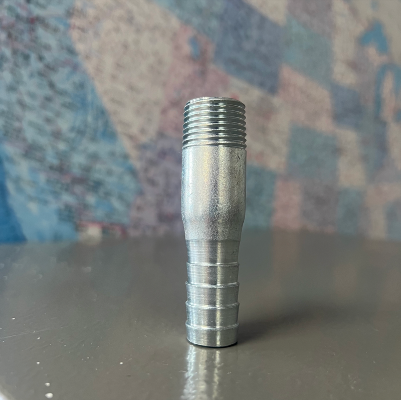 Galvanized 1/4" king combination nipple for Industrial and Residential pipe systems