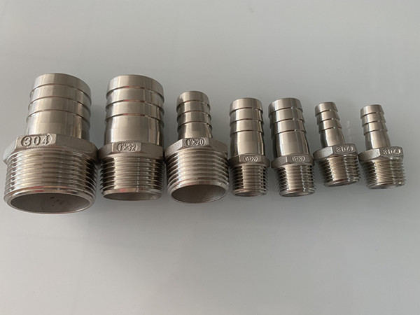 Barbed Hose Fittings SS Hose Nipple - Image 5