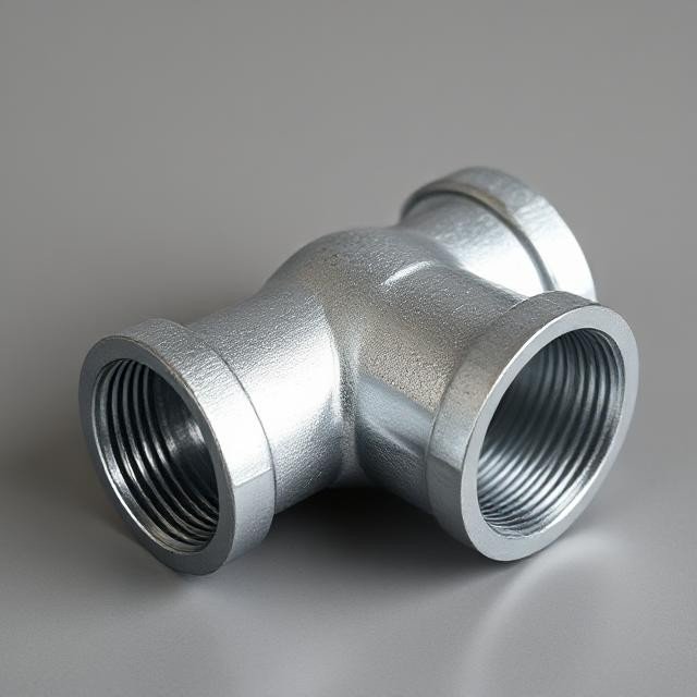 Premium Galvanized Malleable Tee Fittings - Bulk Supply for Industrial Plumbing