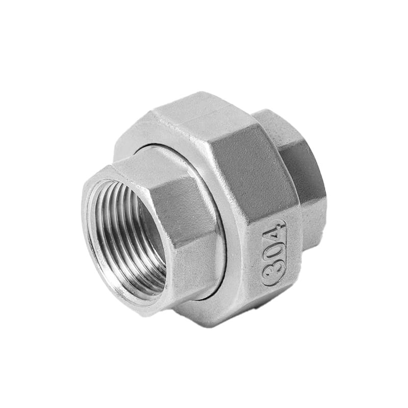 304 stainless steel class 150 1/2 in gas pipe union - Image 4