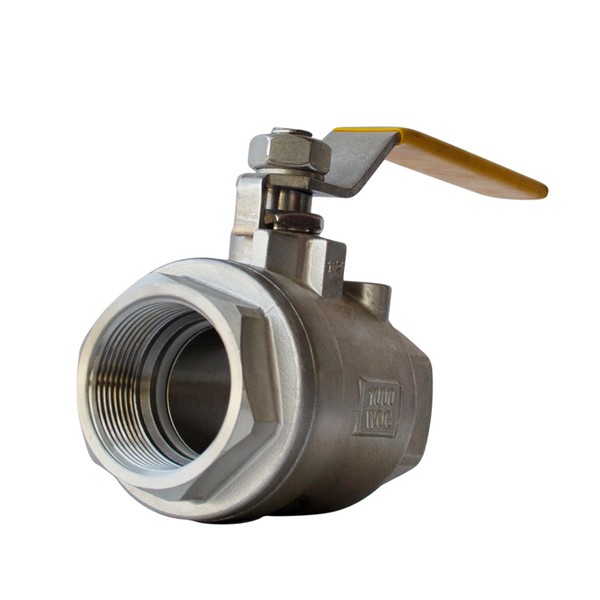 2 Piece 316 Stainless Steel Ball Valve With Handle - Image 3