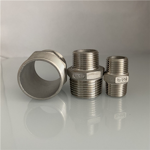 SS Threaded Pipe Fittings Hex Nipple - Image 5
